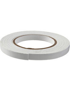  3D Foam Tape, B: 12 mm, dikte 2 mm, 5 m/ 1 rol