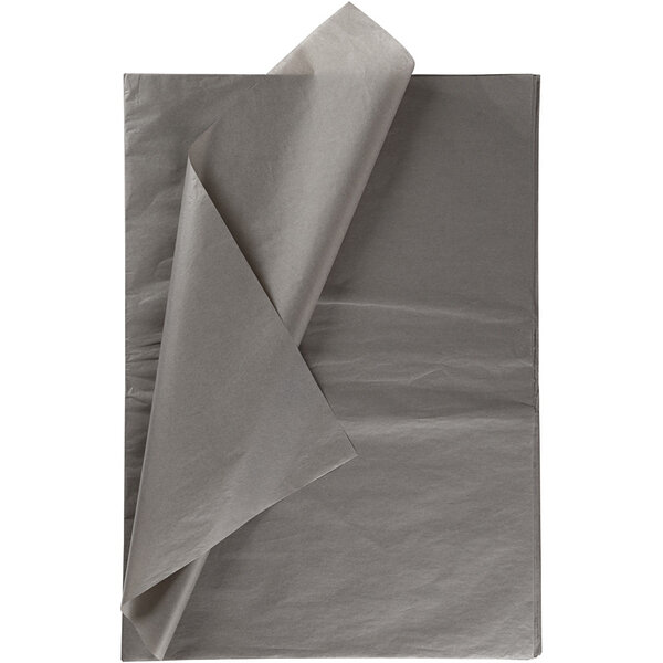 Creativ Company Tissuepapier, vel 50x70 cm, 17 gr, donkergrijs, 25 vel/ 1 doos