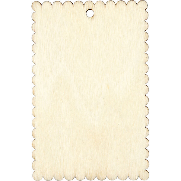 Creativ Company Label, afm 8x5,2 cm, dikte 3 mm, 8 stuk/ 1 doos