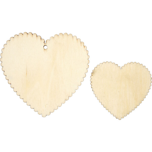 Creativ Company Harten, afm 5,1x5,1 cm, 12 stuk/ 1 doos