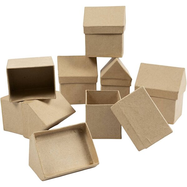 Creativ Company Huizen, H: 10,5 cm, afm 6x8,5 cm, 5x4 stuk/ 1 doos