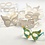 Creativ Company Brillen, H: 4,5-10 cm, L: 32 cm, wit, 160 stuk/ 1 doos