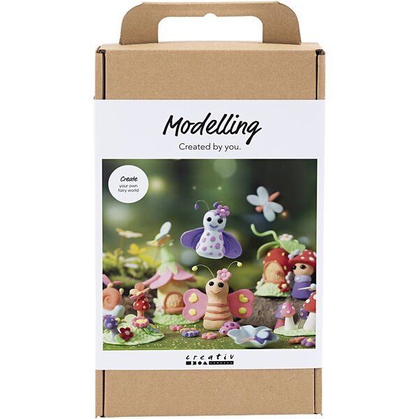 Creativ Company Hobbyset Boetseren, Elfje, pastelkleuren, 1 doos