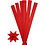 Vlechtstroken, L: 73 cm, B: 25 mm, d 11,5 cm, rood, 100 stroken/ 1 doos