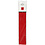 Vlechtstroken, L: 73 cm, B: 25 mm, d 11,5 cm, rood, 100 stroken/ 1 doos