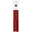 Vivi Gade Papieren vlechtstroken, L: 44+78 cm, B: 15+25 mm, d 6,5+11,5 cm, glitter,vernis, rood, 40 stroken/ 1 doos