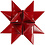 Vivi Gade Papieren vlechtstroken, L: 44+78 cm, B: 15+25 mm, d 6,5+11,5 cm, glitter,vernis, rood, 40 stroken/ 1 doos