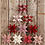 Vivi Gade Papieren vlechtstroken, L: 44+78 cm, B: 15+25 mm, d 6,5+11,5 cm, glitter,vernis, rood, 40 stroken/ 1 doos
