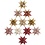 Vivi Gade Papieren vlechtstroken, L: 44+78 cm, B: 15+25 mm, d 6,5+11,5 cm, glitter,vernis, goud, 40 stroken/ 1 doos