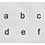 ImpressArt Embossing stempels, Font: Sans Serif , afm 3 mm, 27 stuk/ 1 set