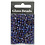 Creativ Company Rocailles, d 4 mm, afm 6/0, gatgrootte 0,9-1,2 mm, blauw glans, 25 gr/ 1 doos