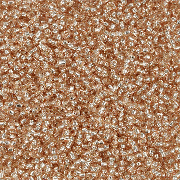 Creativ Company Rocailles, d 1,7 mm, afm 15/0, gatgrootte 0,5-0,8 mm, peach, 25 gr/ 1 doos