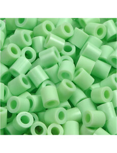 NABBI Strijkkralen, afm 5x5 mm, gatgrootte 2,5 mm, medium, pastel groen (32252), 6000 stuk/ 1 doos