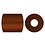 NABBI Strijkkralen, afm 5x5 mm, gatgrootte 2,5 mm, medium, chocolate (32249), 1100 stuk/ 1 doos