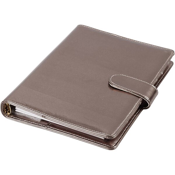 Creativ Company Planner / Bulletjournal, afm 19x23,5x4 cm, ringband, donker metallic grijs, 1 stuk
