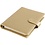 Planner / Bulletjournal, afm 19x23,5x4 cm, ringband, goud, 1 stuk