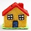 Spaarhuis, afm 9,6x11,7x5,5 cm, 10 stuk/ 1 doos