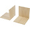 Creativ Company Boekensteun, afm 15x15x15 cm, 1 stuk