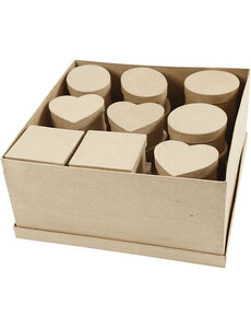 Creativ Company Medium dozen, H: 5 cm, d 10-12 cm, 28 stuk/ 1 doos