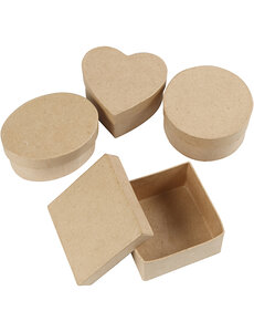 Creativ Company Medium dozen, H: 5 cm, d 10-12 cm, 4 stuk/ 1 doos