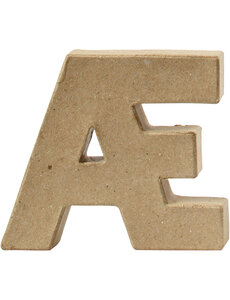 Creativ Company Letter, Æ, H: 10 cm, dikte 2 cm, 1 stuk