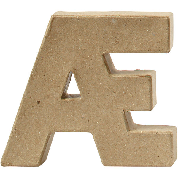 Creativ Company Letter, Æ, H: 10 cm, dikte 2 cm, 1 stuk