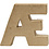 Creativ Company Letter, Æ, H: 10 cm, dikte 2 cm, 1 stuk