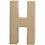 Creativ Company Letter, H, H: 20,2 cm, B: 11,2 cm, dikte 2,5 cm, 1 stuk