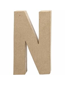 Creativ Company Letter, N, H: 20,2 cm, B: 11,5 cm, dikte 2,5 cm, 1 stuk