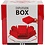 Creativ Company Explosion box, afm 7x7x7,5+12x12x12 cm, rood, 1 stuk