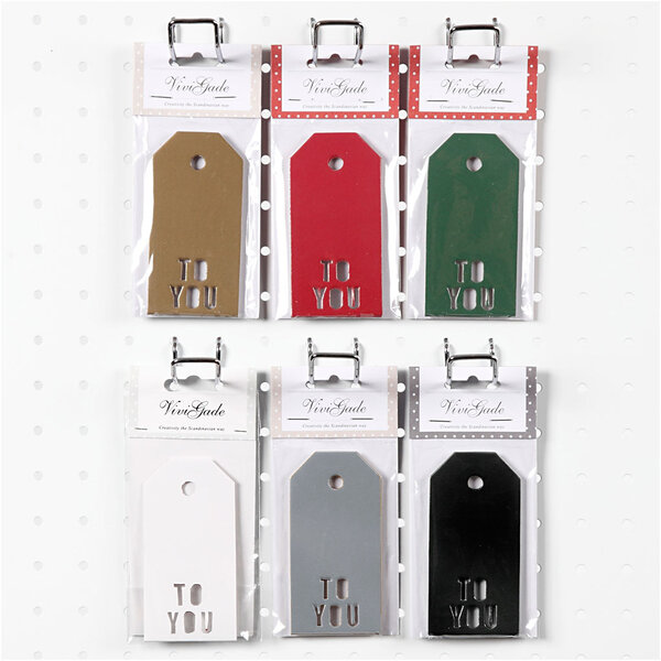 Vivi Gade Cadeaulabels, TO YOU, afm 5x10 cm, 300 gr, 6x10 doos/ 1 doos