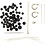 Creativ Company Mini Hobbyset Sieraden, Halsketting en oorbellen, zwart, wit, 1 doos