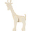 Creativ Company Dierfiguur, giraf, H: 19 cm, B: 14 cm, 1 stuk