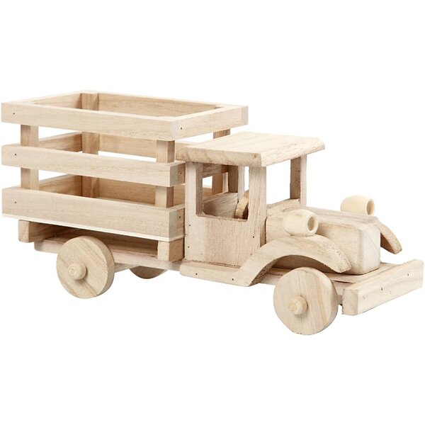 Creativ Company Truck, H: 11 cm, L: 22 cm, B: 7,5 cm, 1 stuk