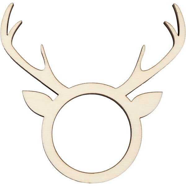 Creativ Company Servetring, H: 8 cm, D: 5 mm, d 4,5 cm, gatgrootte 3,5 cm, 4 stuk/ 1 doos