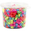 NABBI Strijkkralen, afm 10x10 mm, gatgrootte 5,5 mm, JUMBO, pastelkleuren, 550 div/ 1 doos