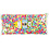 NABBI Strijkkralen, afm 10x10 mm, gatgrootte 5,5 mm, JUMBO, pastelkleuren, 3200 div/ 1 doos