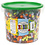NABBI Strijkkralen, afm 10x10 mm, gatgrootte 5,5 mm, JUMBO, herfst mix, 2450 div/ 1 emmer