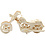 Creativ Company 3D Puzzel, motorfiets, afm 19x9x9 cm, 1 stuk