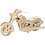 Creativ Company 3D Puzzel, motorfiets, afm 19x9x9 cm, 1 stuk