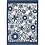 Creativ Company Patroonkarton, vel 10,5x15 cm, 200 gr, blauw, 10 stuk/ 1 doos