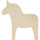 Creativ Company Paard, H: 13 cm, B: 12 cm, 1 stuk