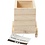 Creativ Company Treinwagon, H: 8 cm, L: 9,5 cm, B: 6,5 cm, 1 stuk