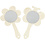 Creativ Company Handspiegel, H: 13,9 cm, B: 9 cm, 20 stuk/ 1 doos