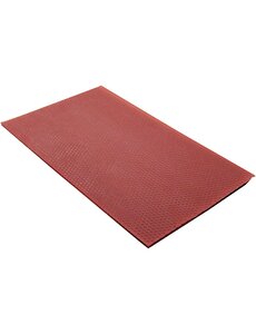  Bijenwas vellen, afm 20x33 cm, dikte 2 mm, rood, 1 stuk