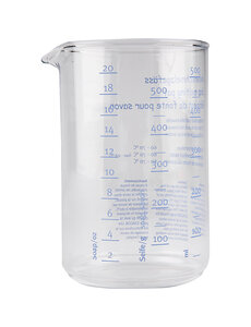  Zeep smeltpan van glas, 500 ml, 1 stuk
