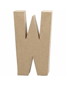 Creativ Company Letter, W, H: 20,3 cm, B: 11,4 cm, dikte 2,5 cm, 1 stuk