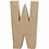 Creativ Company Letter, W, H: 20,3 cm, B: 11,4 cm, dikte 2,5 cm, 1 stuk