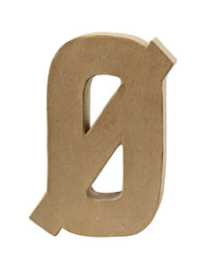 Creativ Company Letter, Ø, H: 20,5 cm, B: 14,5 cm, dikte 2,5 cm, 1 stuk
