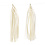 Creativ Company Tassels, afm 12x35 cm, 14 gr, off-white, 12 stuk/ 1 doos